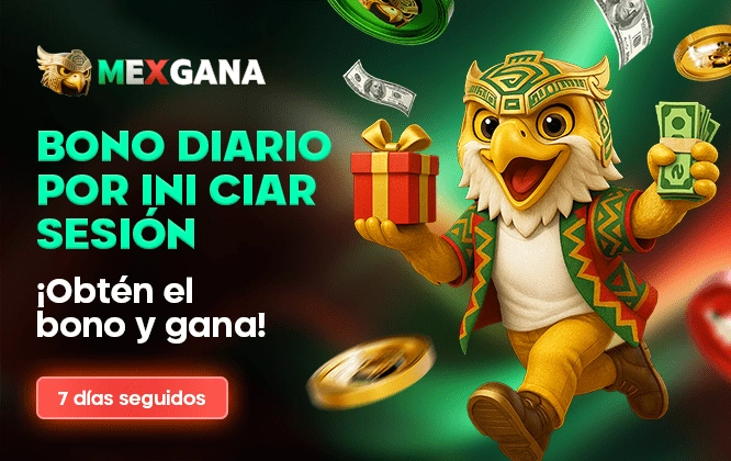 Bono diario por 7 días seguidos de inicio de sesión